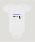 Tiny Human. Big Dad. PURPLE Onesie
